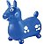 Cavalinho Infantil Vinil Azul 52x51cm - Imagem 1