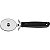Cortador De Pizza Inox Com Cabo Preto - Imagem 2