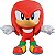 Boneco E Personagem Fandombox Sonic Knuckles 12cm Com Caixa Acrílica - Imagem 2