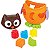 Brinquedo Educativo Corujinha Com Cubos Didáticos Coloridos - Imagem 3