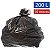 Saco Para Lixo 200l Preto 90x115cm 10 Micras Pacote Com 100 Unidades - Imagem 1