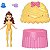 Boneca Disney Princesa Mini Boneca Cupcake - Imagem 2