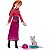 Boneca Disney Frozen Anna Com Bebe Raposa - Imagem 3