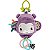 Fisher-price Newborn Toys Macaquinho Musical Para Carrinho Com Sons E Texturas - Imagem 3