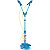 Instrumento Musical Microfone Duplo Pedestal Azul - Imagem 1
