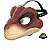 Máscara Jurassic World Rebirth Dino Básica Com Mandíbula Articulada - Imagem 2