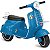 Moto Elétrica Scooter Itália Azul 6v Infantil - Imagem 1