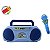 Brinquedo Bluey Boom Box Karaokê Com Cabo P2 E Função Amplificadora - Imagem 2