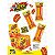Doce Hot Dog Gelatina Sabor Tutti-frutti Display Com 24 Unidades - Imagem 3