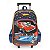 Mochila Infantil Com Rodinhas Hot Wheels Grande Azul - Imagem 1