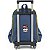 Mochila Infantil Com Rodinhas Hot Wheels Grande Azul - Imagem 3