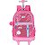 Mochila Com Rodinha Barbie Pink G C/paete - Imagem 1