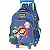 Mochila Infantil Com Rodinha Super Mario Bros G Azul - Imagem 1