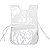 Avental Escolar Liso Cristal Grande 52x37cm Pacote Com 6 - Imagem 2