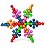 Brinquedo Para Montar Star Plic 30 Peças Coloridas - Imagem 5