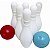 Boliche Mania 30cm Com 6 Pinos E 2 Bolas - Imagem 3