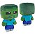 Pelúcia Minecraft Zombie 18cm - Imagem 3