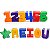 Brinquedo Educativo Caixa Encaixa Letras E Números - Imagem 4