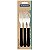 Talher Garfo De Mesa Leme 3 Peças Inox Com Cabo - Imagem 1