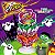 Doce Dip Loko Lollipop Halloween Display Com 60 Unidades Sortidas - Imagem 3