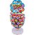 Doce Dip Loko Lollipop Arco-íris Sabor Tutti-frutti Display Com 60 Unidades - Imagem 1