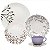 Conjunto De Jantar Oxford Unni Lilac 20 Peças Em Cerâmica - Imagem 1