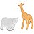 Boneco E Personagem Urso E Girafa C/canetinha Lava - Imagem 3