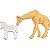 Boneco E Personagem Zebra E Girafa C/canetinha Lav - Imagem 3