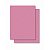 Papel Cartolina Rosa Escolar 50x66cm - 140g, Pacote Com 100 Folhas - Imagem 1