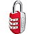 Cadeado Com Segredo Life Colors 20mm Vermelho - Imagem 4