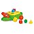 Brinquedo Educativo Jacaré Júnior Com Blocos E Puxador - Imagem 3