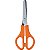 Tesoura Escolar Aco 13cm C/regua 3 Cores Neon Dp.c/24 - Imagem 3