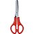 Tesoura Escolar Aco 13cm C/regua 3 Cores Neon Dp.c/24 - Imagem 6