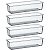 Organizador De Potes Retangulares 24x8x5,5cm Caixa Com 04 - Imagem 6