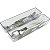 Organizador De Potes Retangular Longo 32x8x5,5 Cm - Conjunto Com 2 Peças - Imagem 4