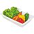 Bandeja Plástica Alimentos Branca M 44cm - Imagem 3