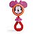 Brinquedo Para Bebê Minnie Chocalho Com Mordedor - Imagem 3