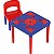 Mesinha E Cadeira Infantil Aranha Com Adesivos E Espaço Para Materiais - Imagem 1