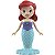 Boneca Com Mecanismo Princesa Ariel 20cm - Imagem 3