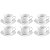 Xícara Para Chá De Porcelana Wembley Branca 150ml - Conjunto Com 12 Peças - Imagem 1