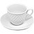 Xícara Para Chá De Porcelana Wembley Branca 150ml - Conjunto Com 12 Peças - Imagem 3