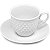 Xícara Para Café Com Pires De Porcelana Wembley 62ml - Conjunto Com 12 Peças - Imagem 4