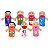 Fantoche Família Branca Com 7 Peças - 28cm - Imagem 1