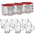 Caneca De Vidro Café Lisa 70ml Jogo Com 6 Unidades - Imagem 1
