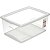 Caixa Plástica Multiuso Cristal 30l Com Tampa E Trava – 37,8x53x23,5cm - Imagem 2