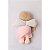 Boneca De Pelúcia Anjinho Da Guarda Rosa 32cm - Imagem 3