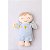 Boneca De Pelúcia Anjinho Da Guarda Azul 32cm - Imagem 2