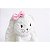 Pelucia Coelho Laço Rosa 43cm - Imagem 3