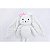 Pelucia Coelho Laço Rosa 43cm - Imagem 2