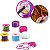 Kit Infantil Make Brinq Trança Cabelo Com Máquina, Fios Coloridos E Elásticos - Imagem 2
